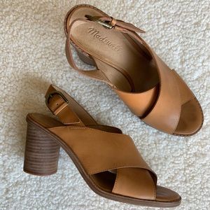 Madewell Crisscross High Heel Sandals